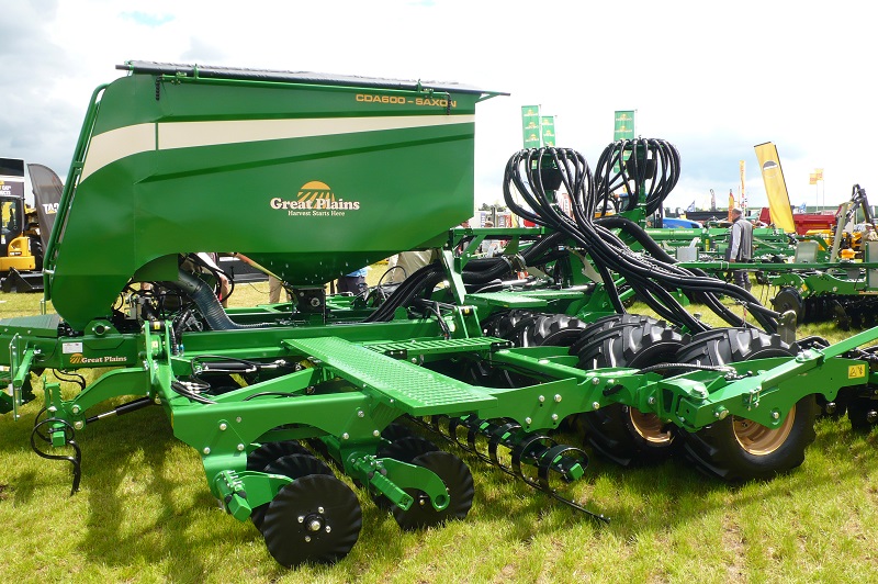 Great Plains has added a new 6m wide grain only version of its Saxon drill, while 3m and 4m versions have grain and fertiliser options.