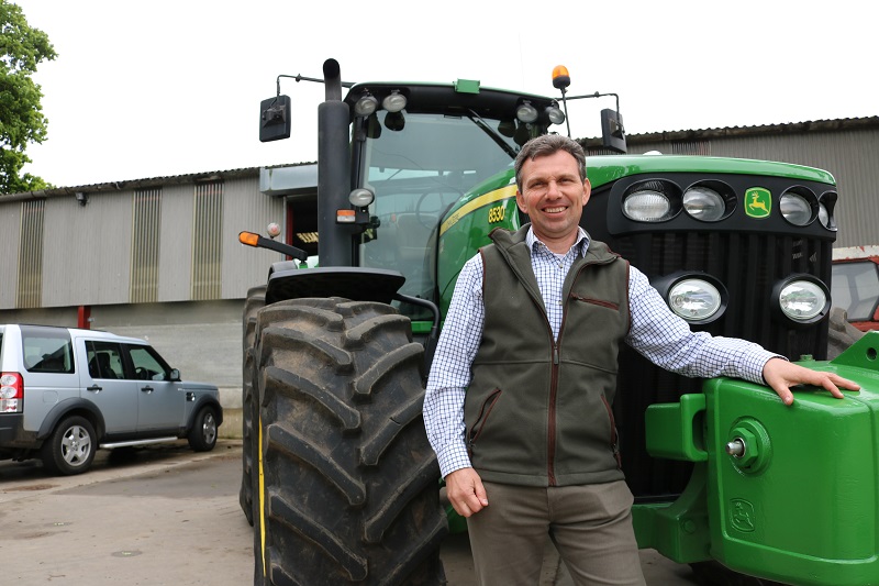 Mark Wells gives his spring beans as much attention as OSR and wheat to ensure a good financial return.